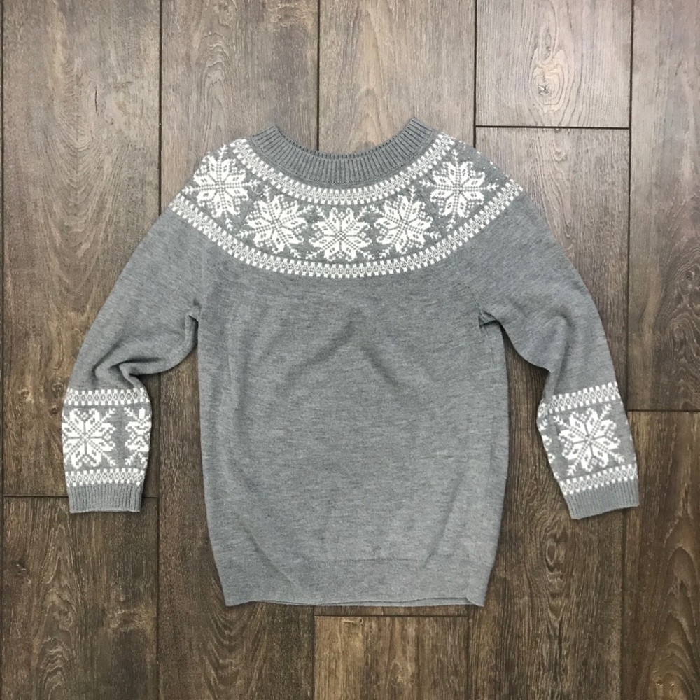 {Talbots} Fair Isle Christmas Holiday Sweater S
